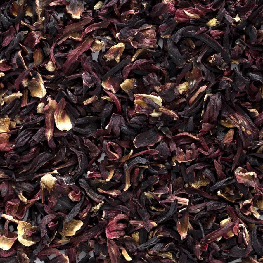 Hibiscus Flowers, Cut & Sifted, Organic 1 lb.