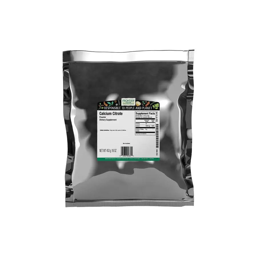 Frontier Co-op Calcium Citrate Powder 1 lb.