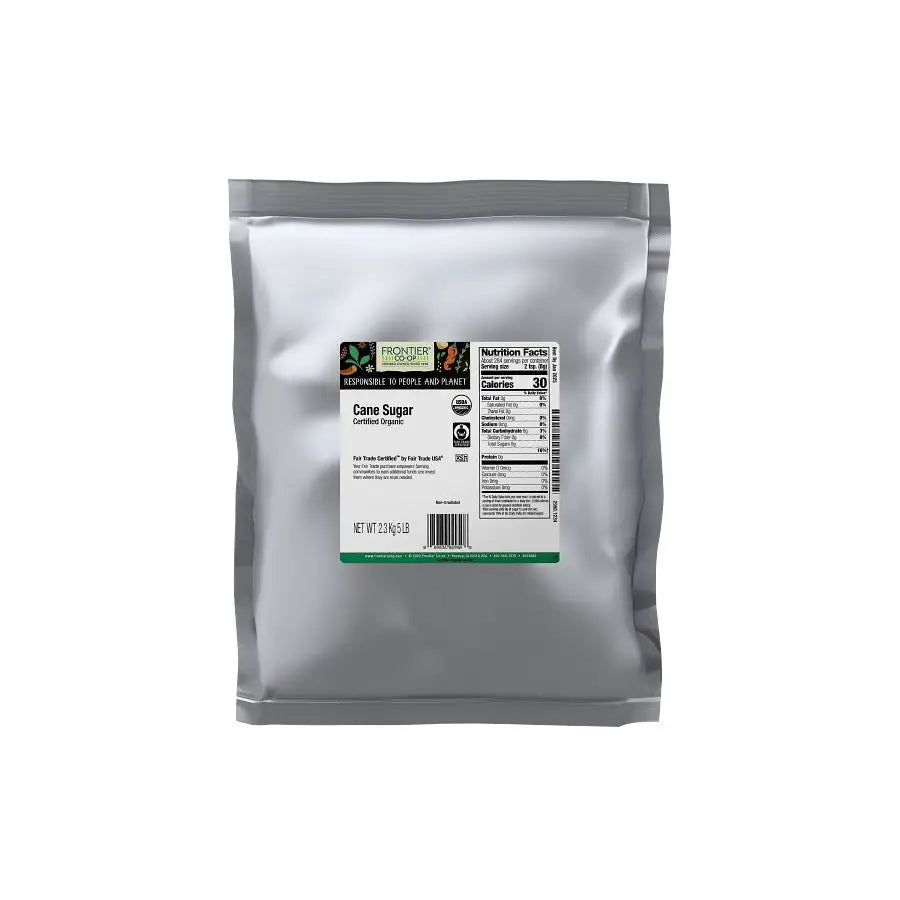 Cane Sugar, Organic, Fair Trade Certified 5 lbs.