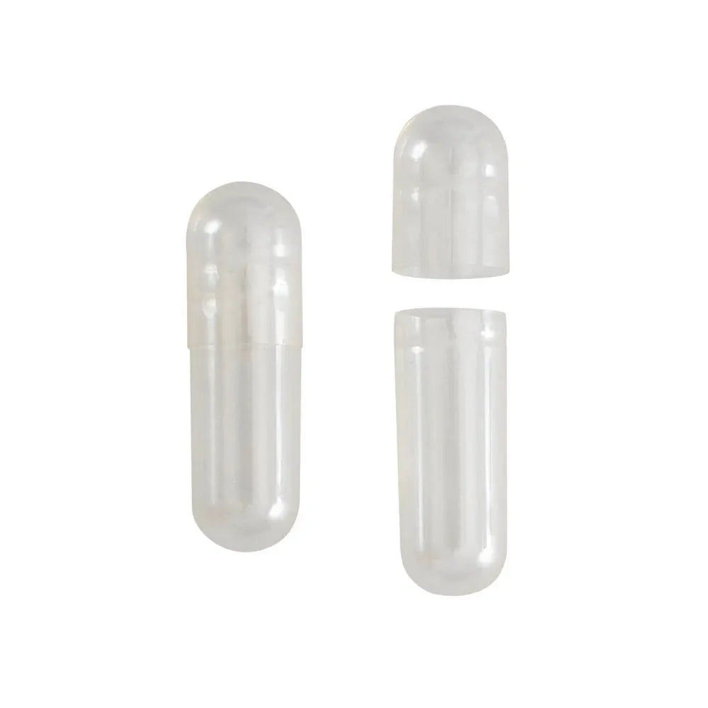 Clear Gelatin 0 Capsules (1,000 ct.) 1000 ct.