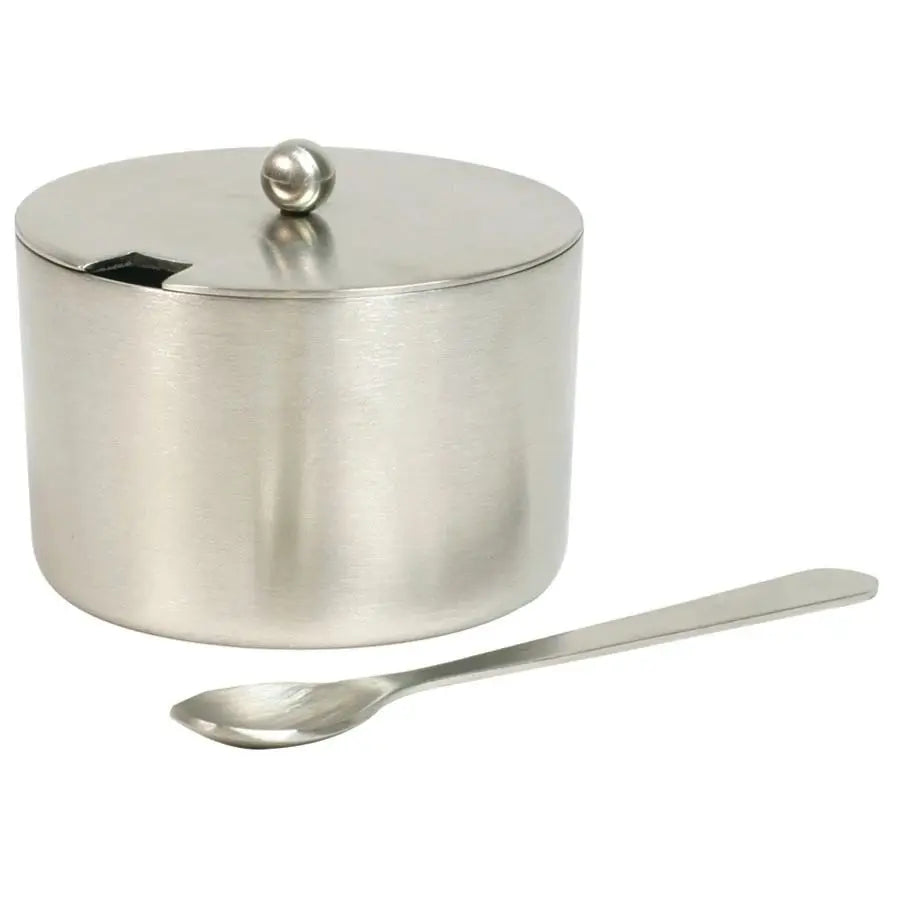 Stainless Steel Salt Cellar with Spoon 2 oz.