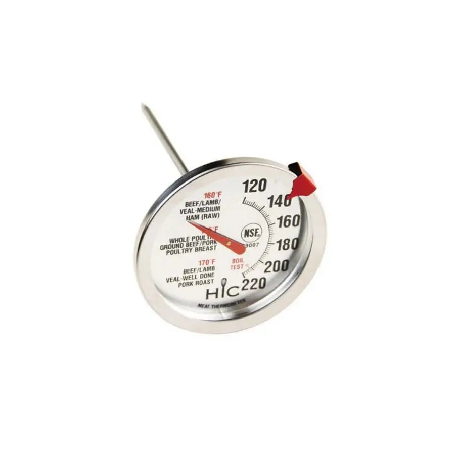 HIC Easy-Read Meat Thermometer, Large 2in