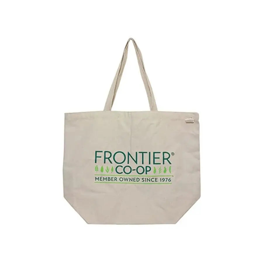 ECOBAGS EveryDay Tote Bag with Frontier Co-op Logo 19 x 15 1/2