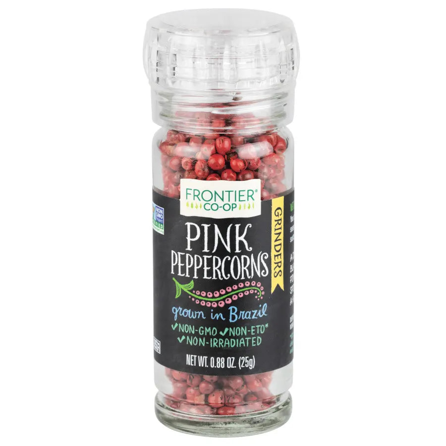 Frontier Co-op Pink Peppercorns with Grinder 0.88 oz.