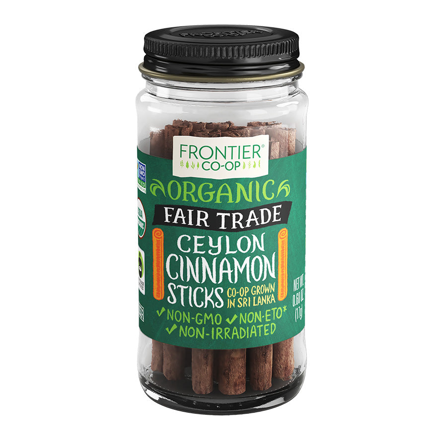 Frontier Co-op Ceylon Cinnamon Sticks, Organic, Fair Trade Certified™ 0.60 oz..