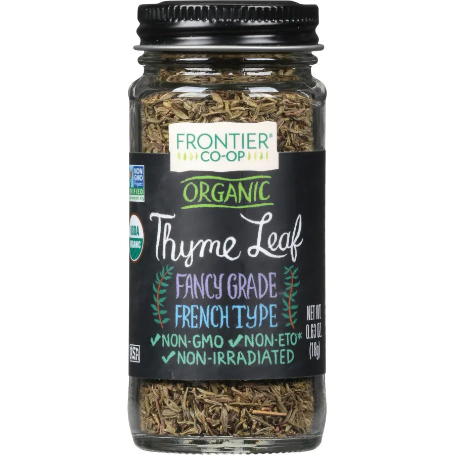 Frontier Co-op Thyme Leaf, Whole, Organic 0.63 oz.