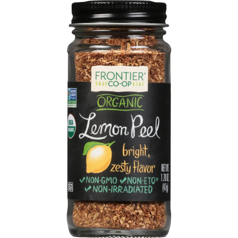 Frontier Co-op Organic Lemon Peel Granules 1.70 oz.