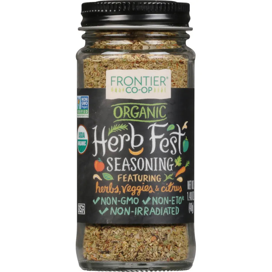 Frontier Co-op Herb Fest Seasoning, Organic 1.40 oz.