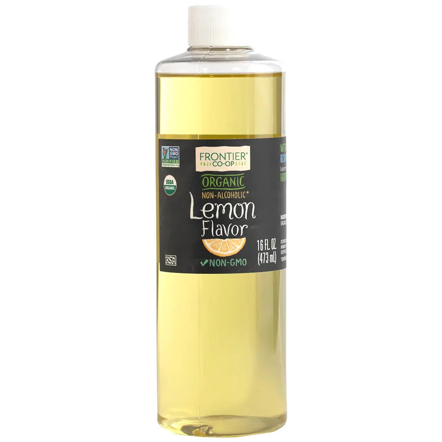 Frontier Co-op Lemon Flavor, Organic 16 fl. oz.