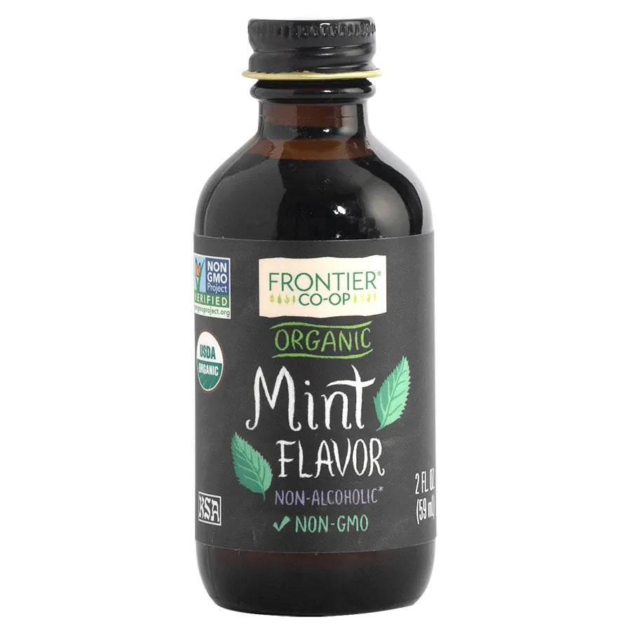 Frontier Co-op Organic Mint Flavor 2 fl. oz.