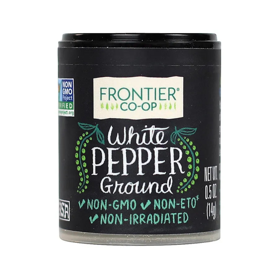 Frontier Ground White Pepper 0.5 oz.