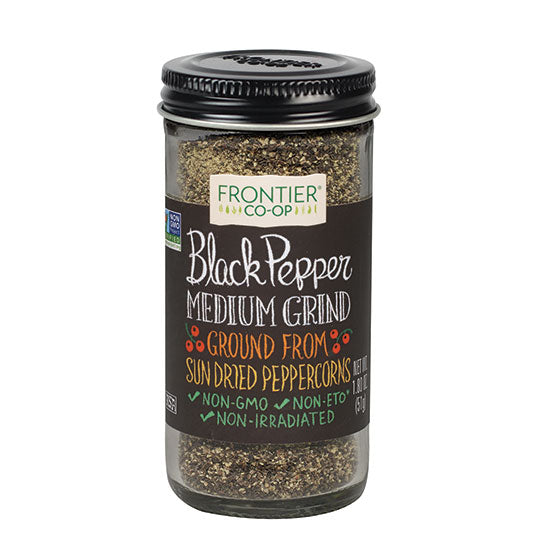 Frontier Co-op Black Pepper, Medium Grind 1.80 oz.