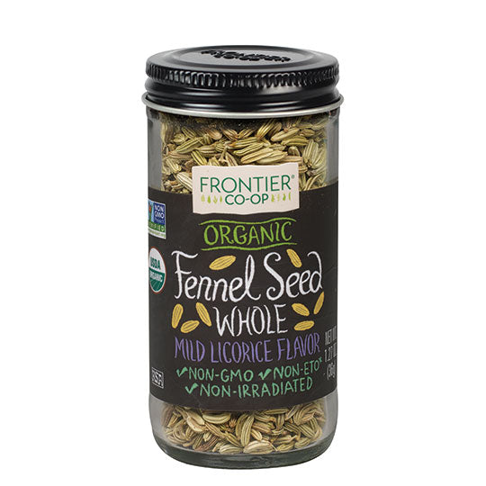 Frontier Co-op Fennel Seed, Whole, Organic 1.27 oz.